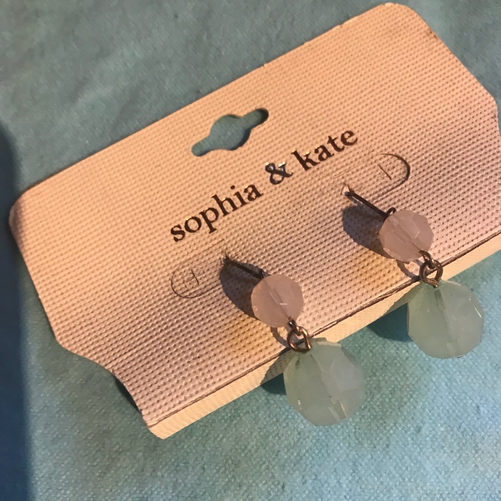 Stone earrings